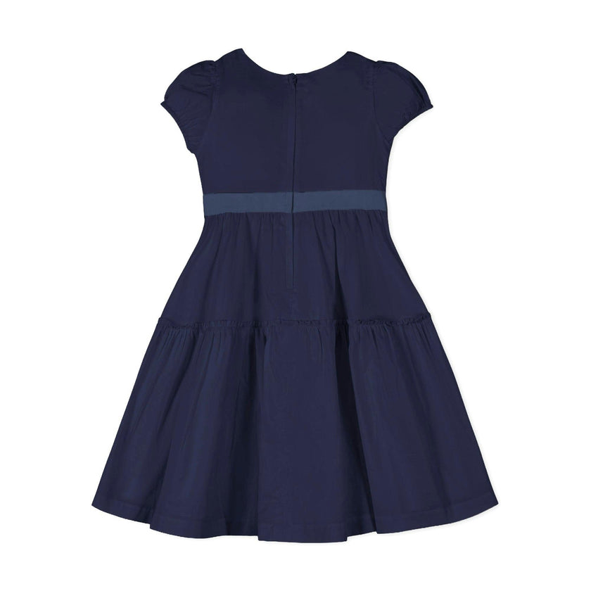 Organic Puff Sleeve Tiered Party Dress