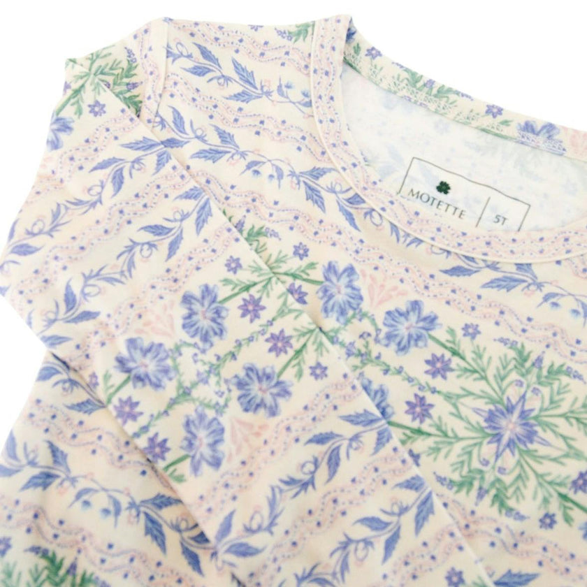 Spring Cascade Bamboo Toddler Pajama Set