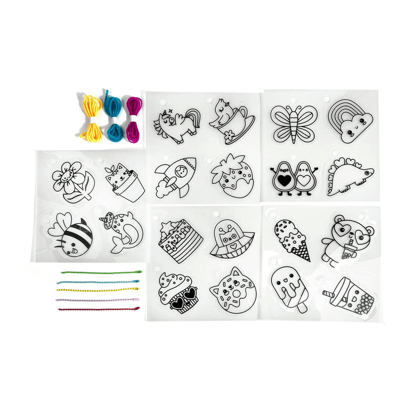 Shrink-its! DIY Shrink Art Kit - Cute Crew - 20 Charms