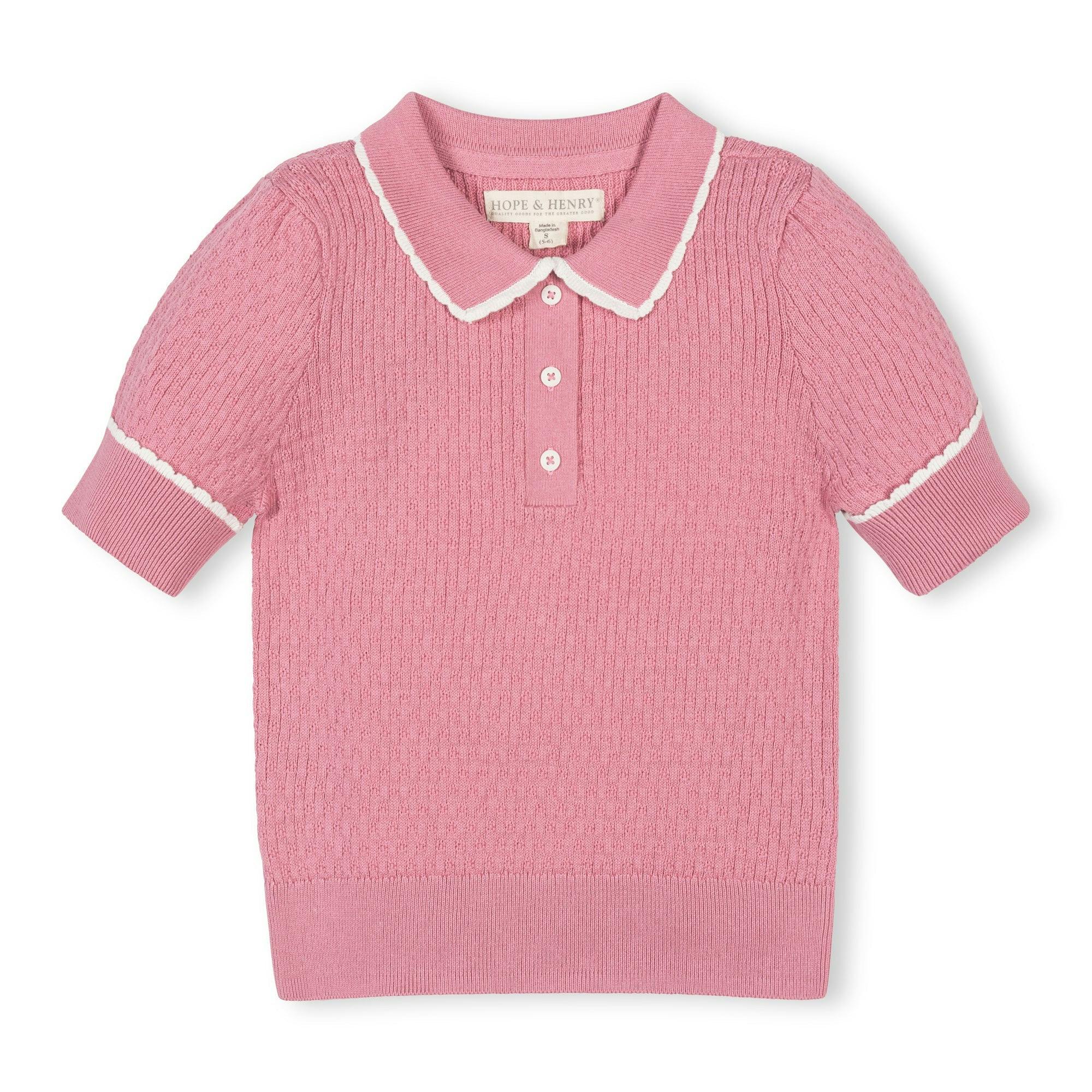 Organic Peter Pan Collar Sweater Polo