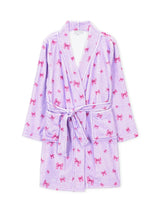 Bows Plush Robe