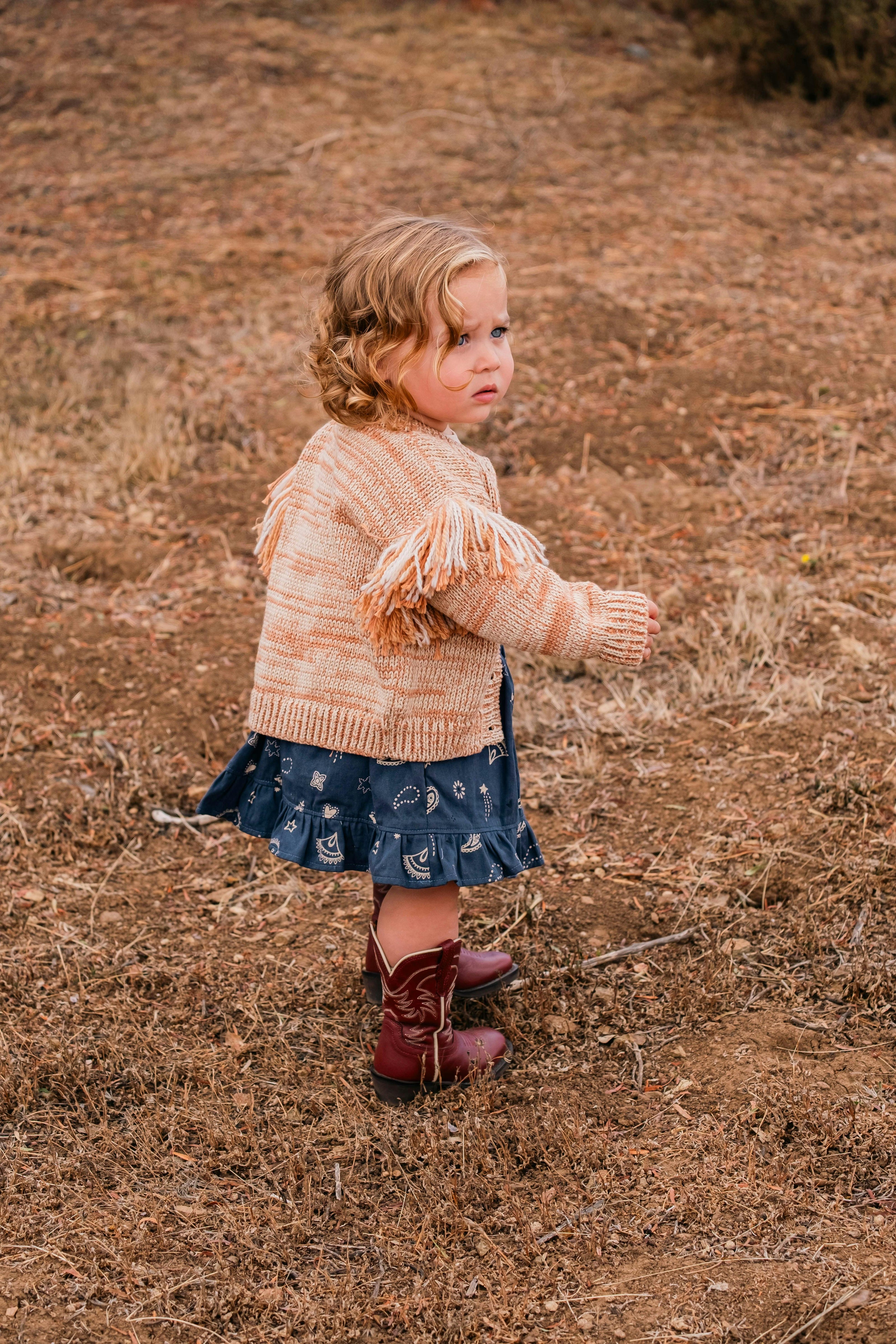 Fringed Cardigan in Prairie Sand