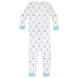 Kids Golf Long PJ Set - Organic Stretch Jersey Knit Cotton