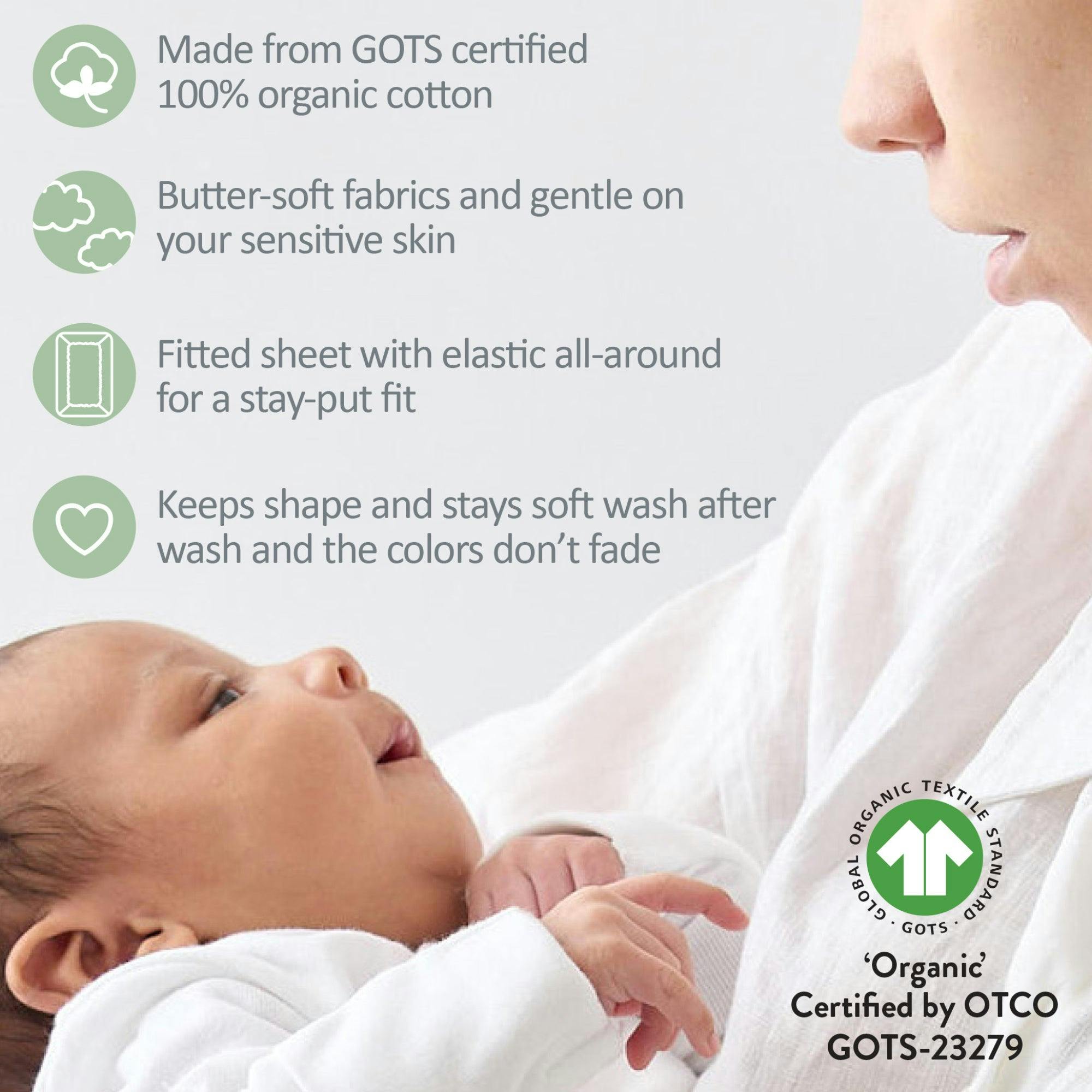 FRANKIE Fitted Crib Sheet