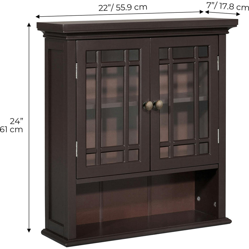 Neal Wooden 2 Door Wall Cabinet