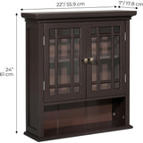 Neal Wooden 2 Door Wall Cabinet