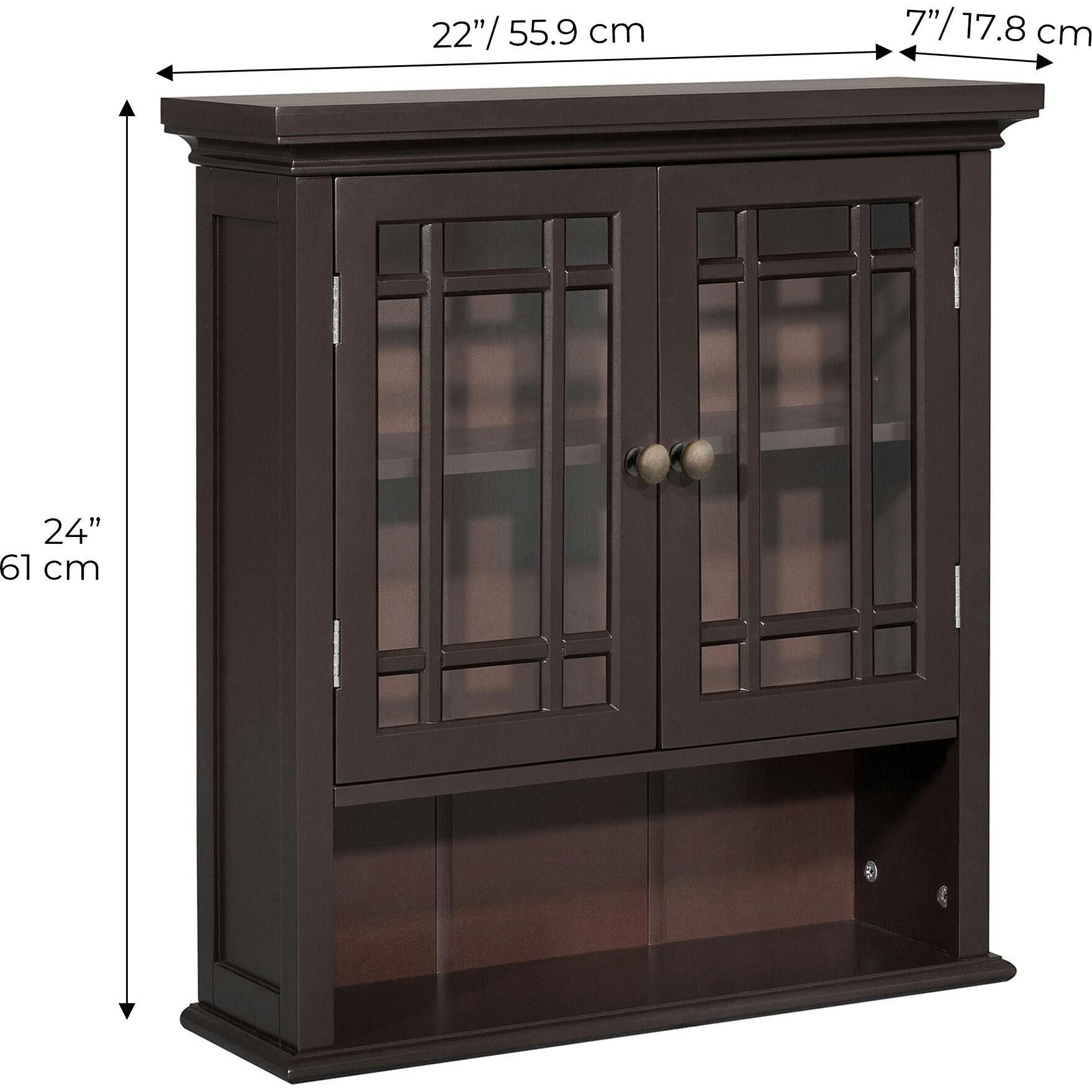 Neal Wooden 2 Door Wall Cabinet