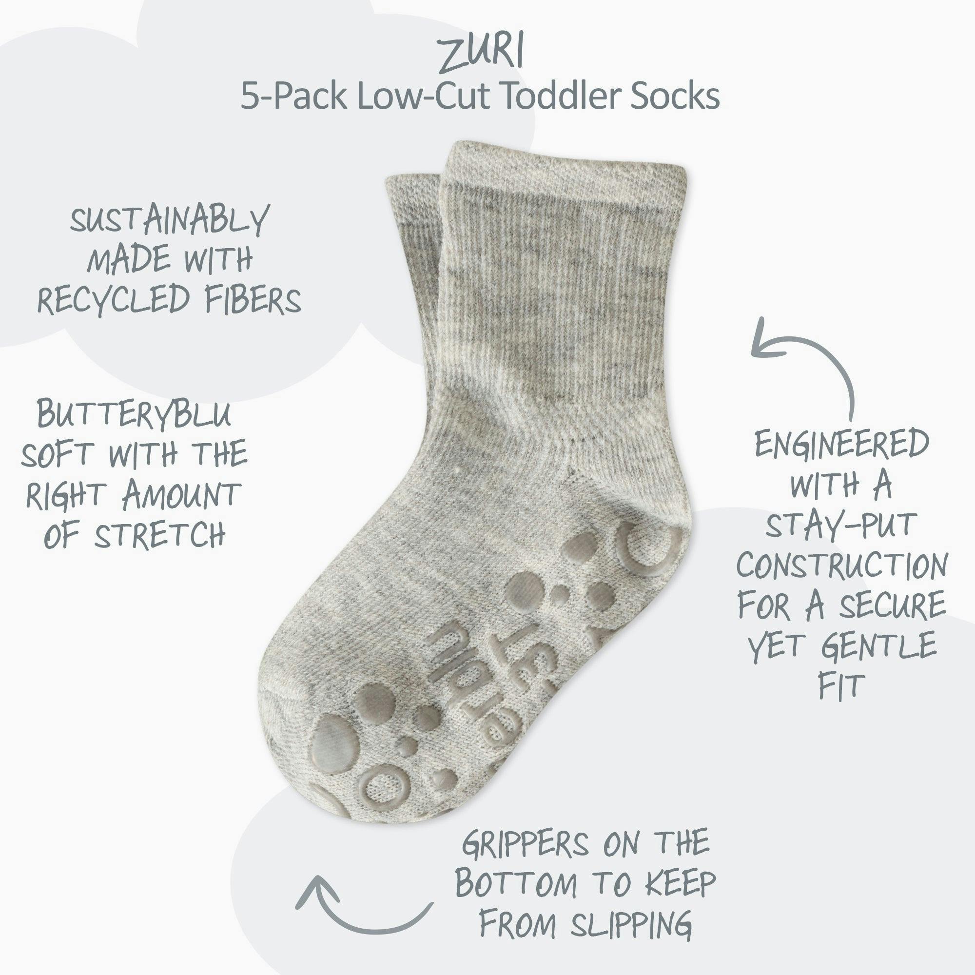 ZURI 10-Pack Baby & Toddler Socks