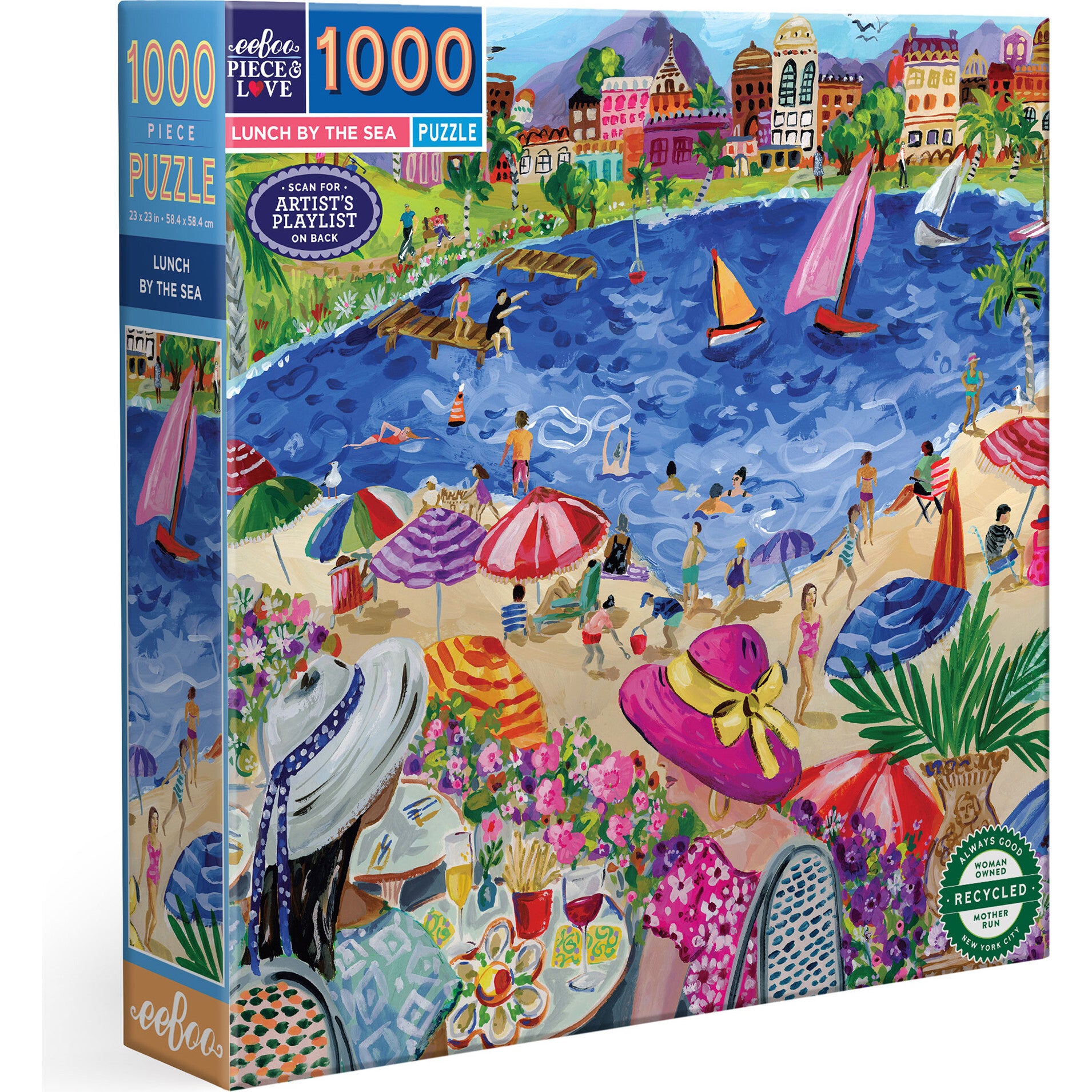 Piece&Love: Lunch by the Sea - 1000 pc Puzzle