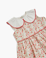 Lorena Dress Strawberry Print