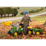 John Deere Kid Tractor w/Trailer