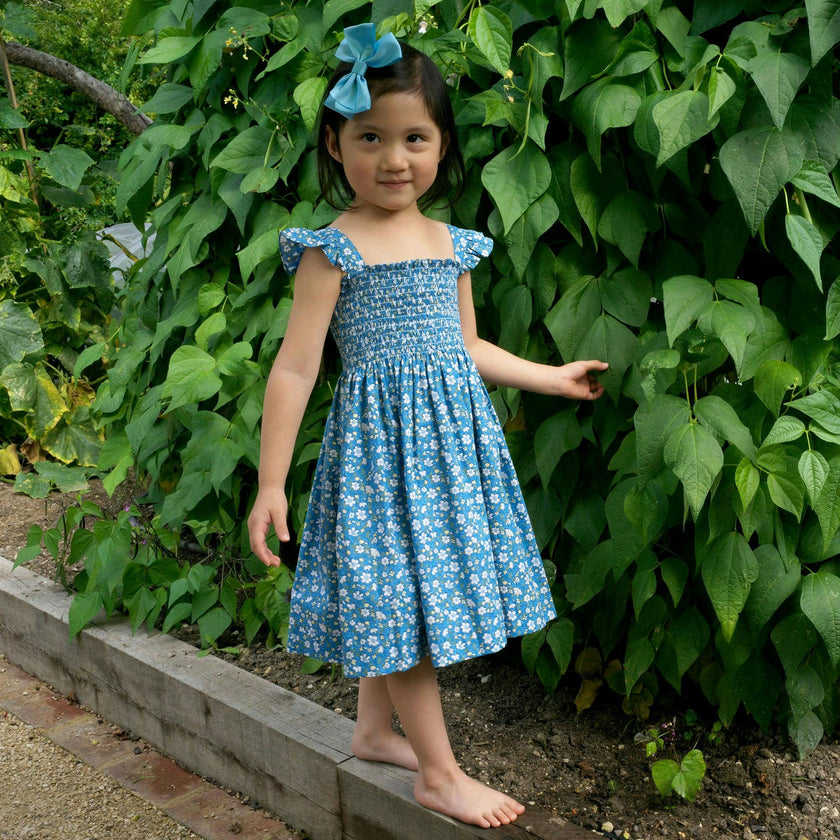 Ditsy Daisy Ruched Dress