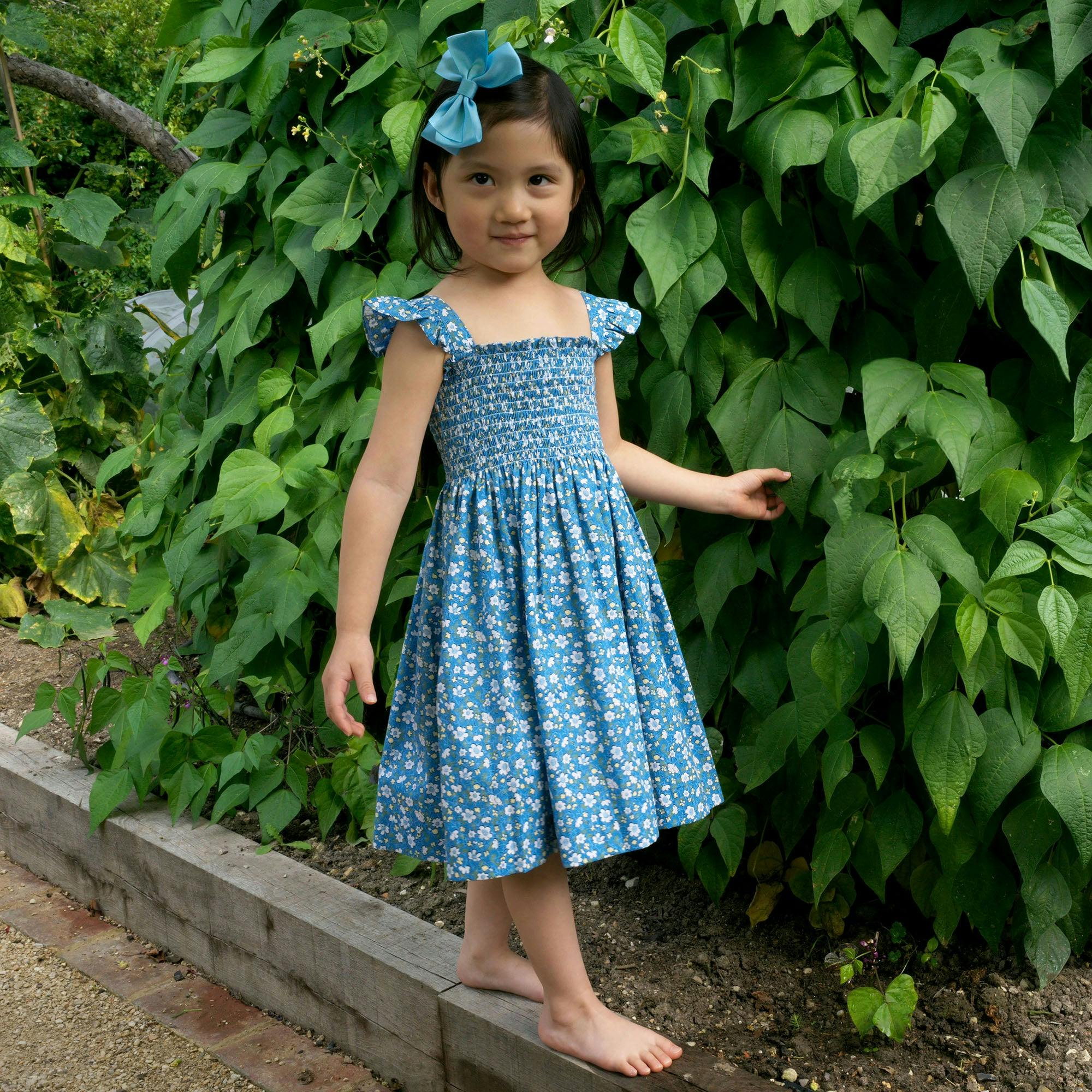 Ditsy Daisy Ruched Dress
