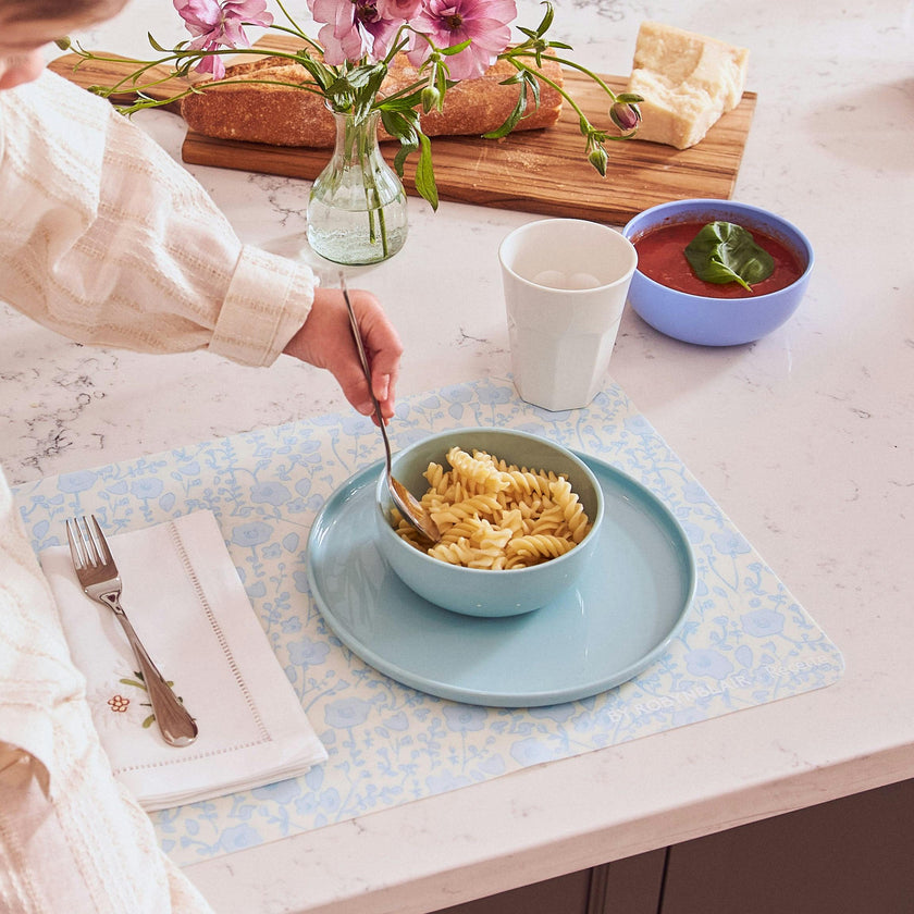 Plate and Bowl Set | Seafoam