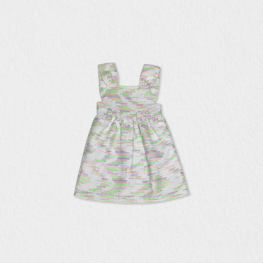 Desiree Baby Dress Sleeveless, Lilac Pistachio