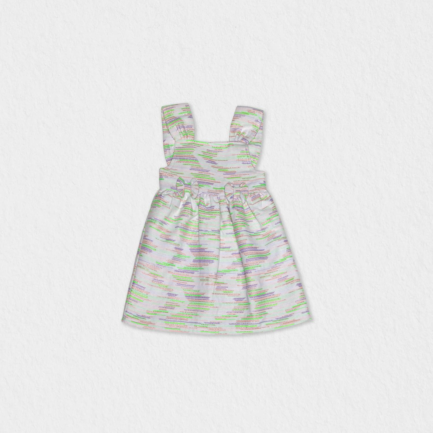 Desiree Baby Dress Sleeveless, Lilac Pistachio