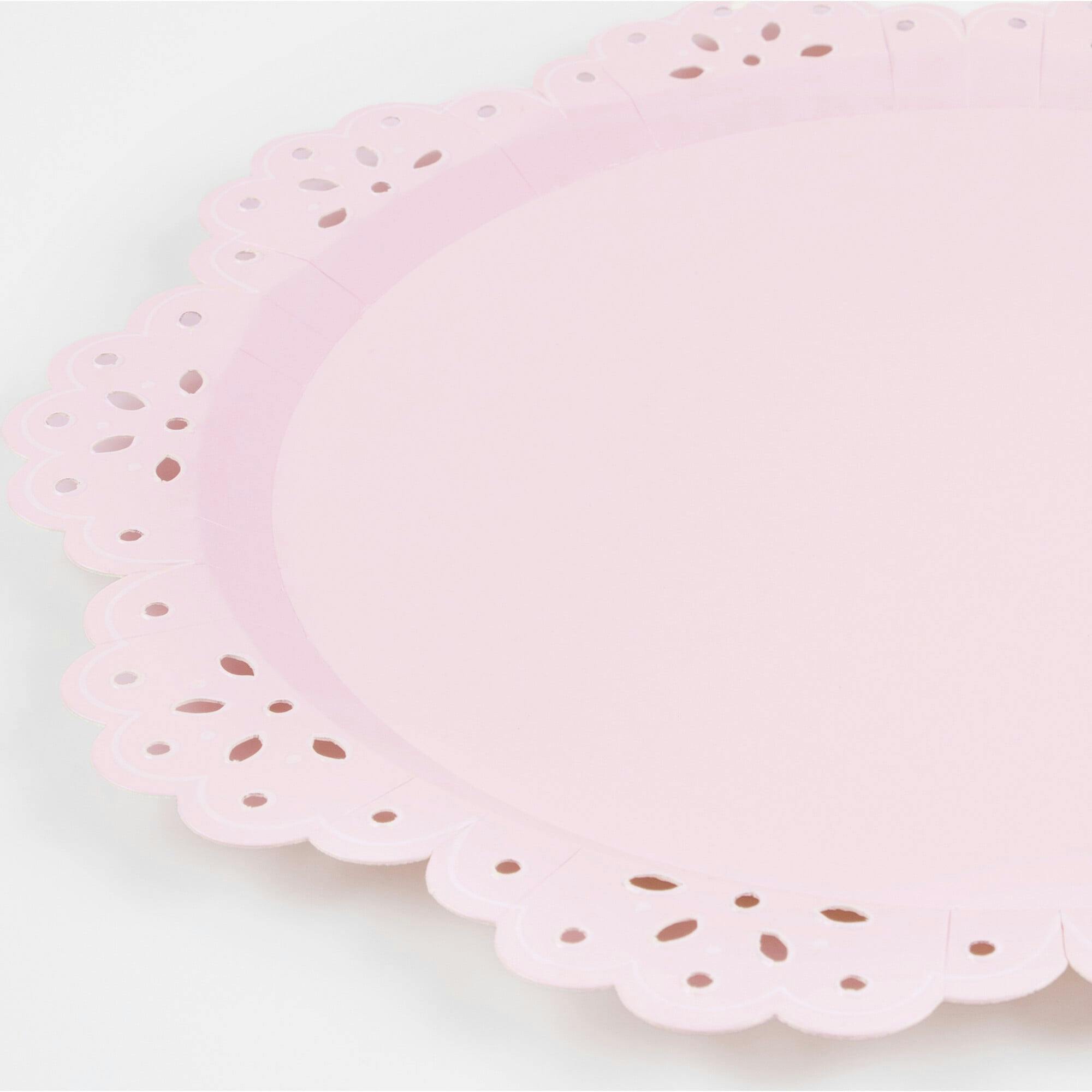 Broderie Anglaise Lace Multi Dinner Plates