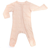 Zipped Long Sleeve Footed Onesie