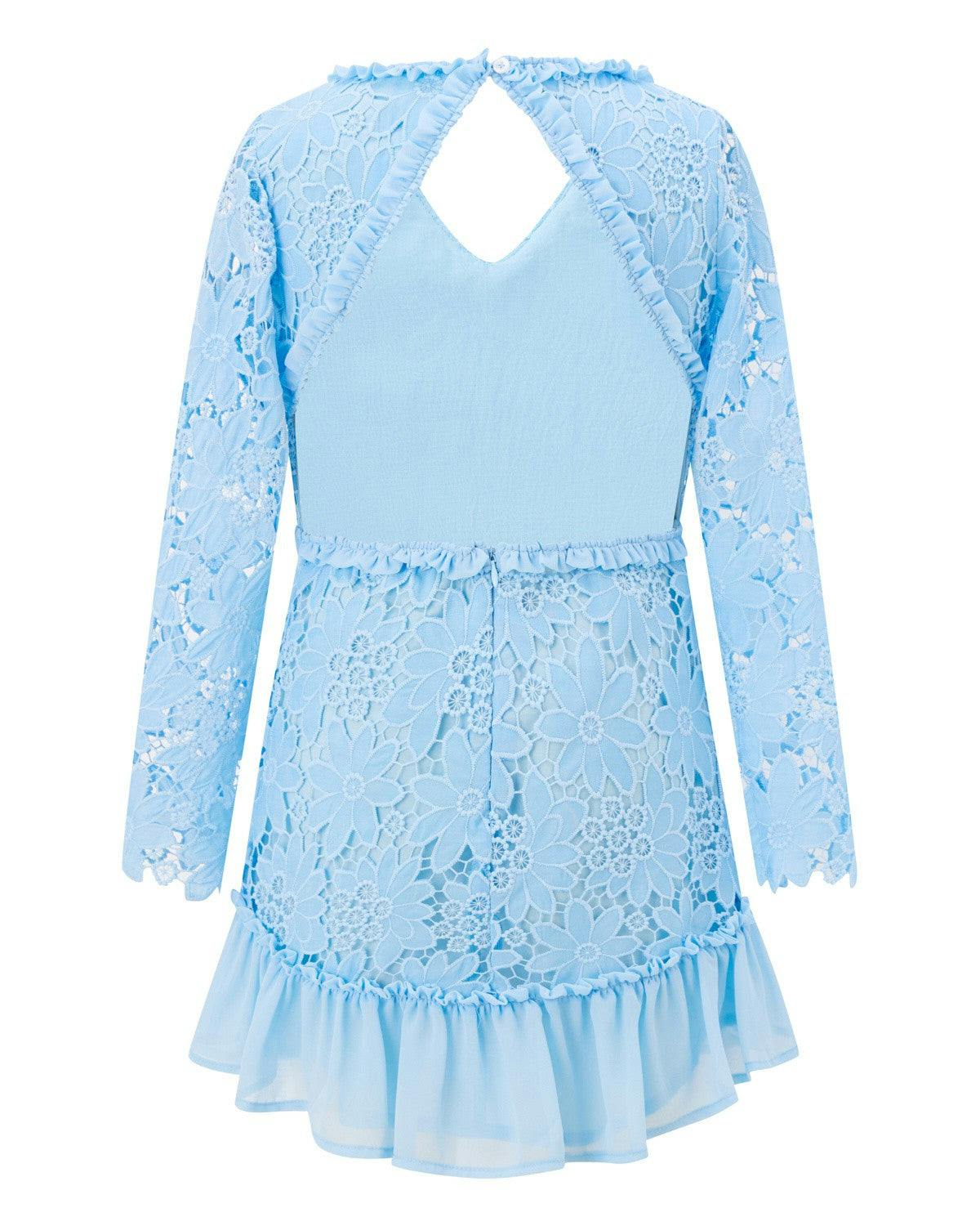 Sabina Embroidered Mini Dress