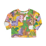Billie Print Long Sleeve Pocket Tee
