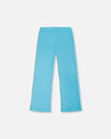 Crinkle Jersey Leggings Blue