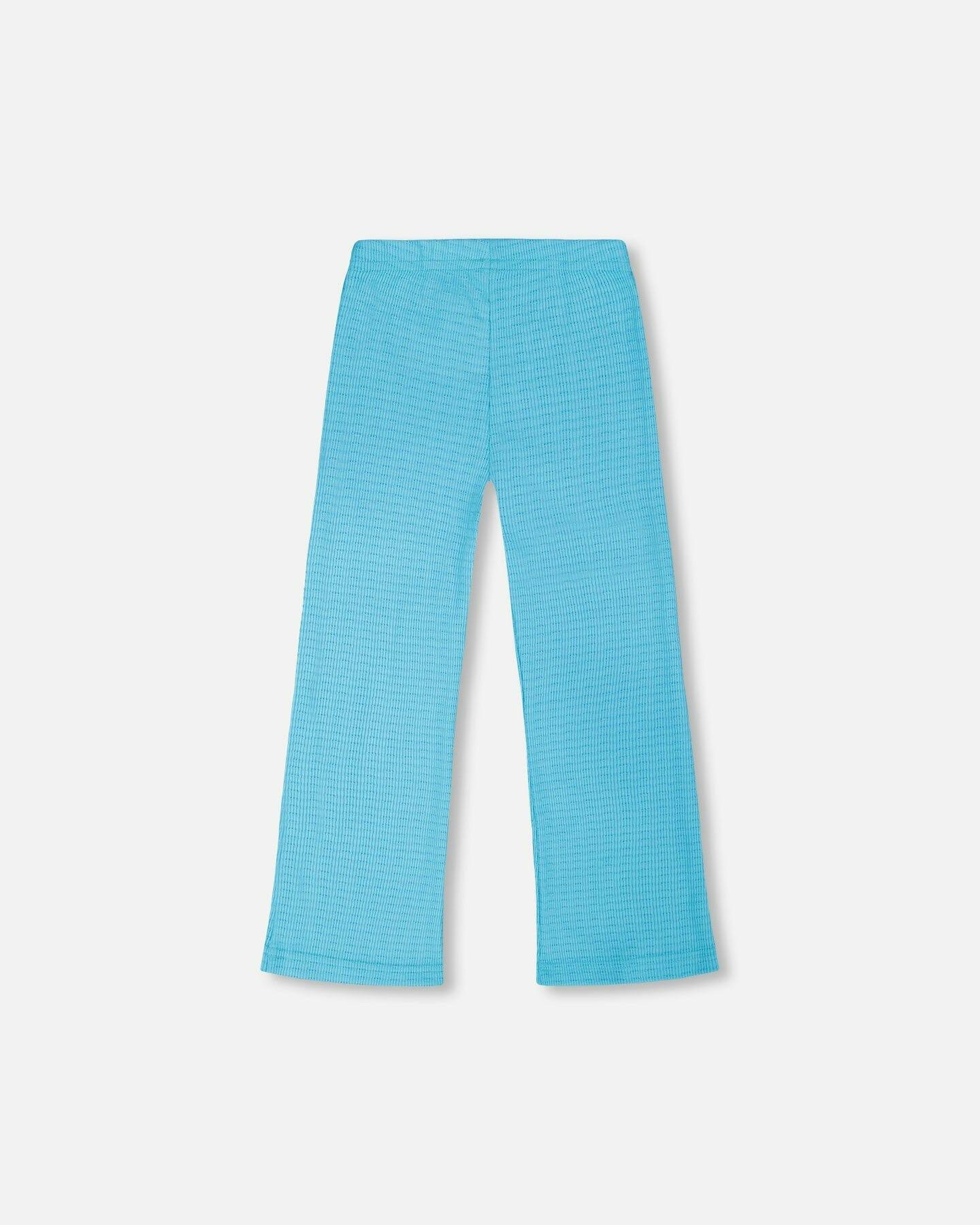 Crinkle Jersey Leggings Blue