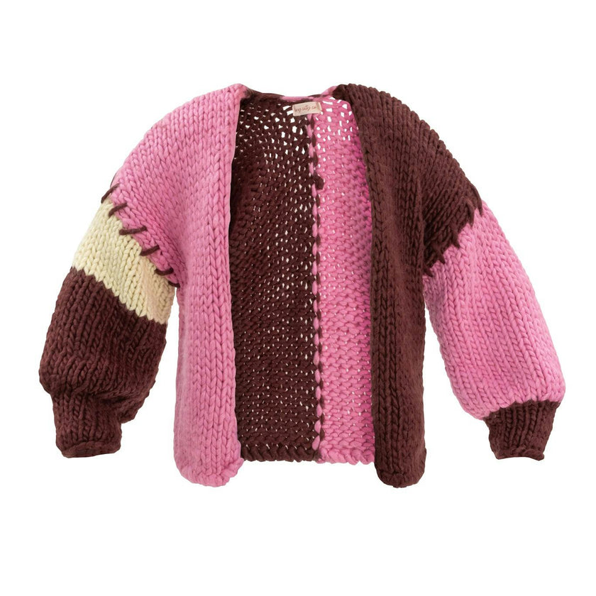 Marissa Sweater in Pink & Red