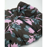 Floral Print Zipped Puffy Car Seat Cocoon