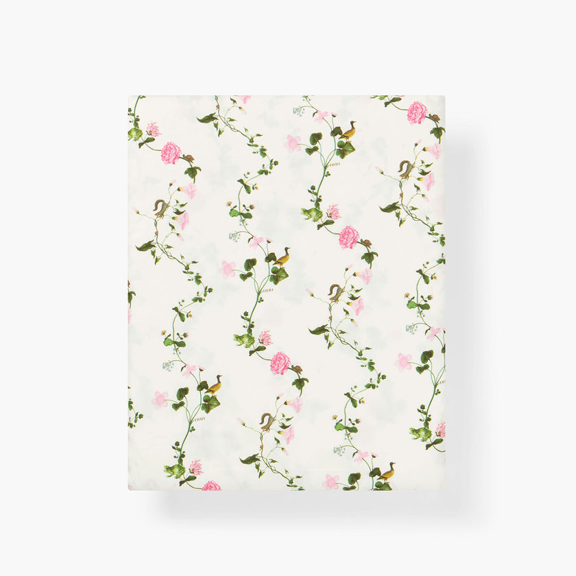 The Crib Sheet - Pink Pond Floral