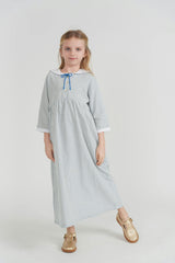 Maxi Dress With Sailor Collar