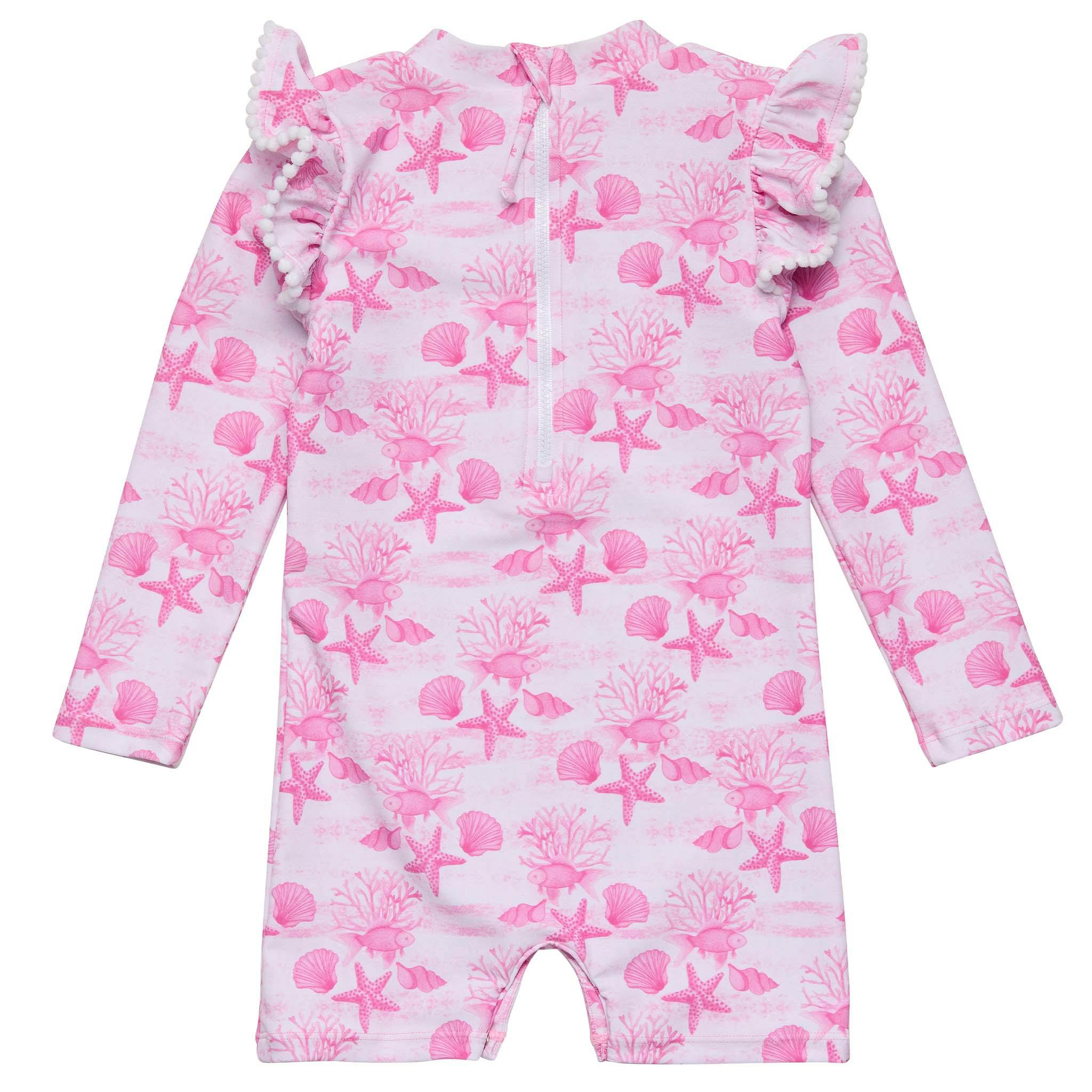 Pink Lagoon LS Sunsuit