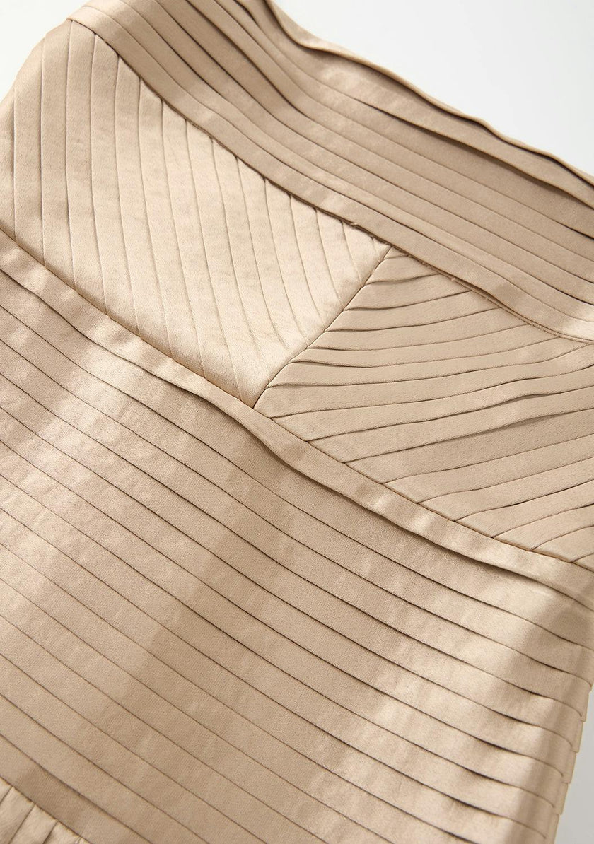 Jasmine Pleated Mini Dress