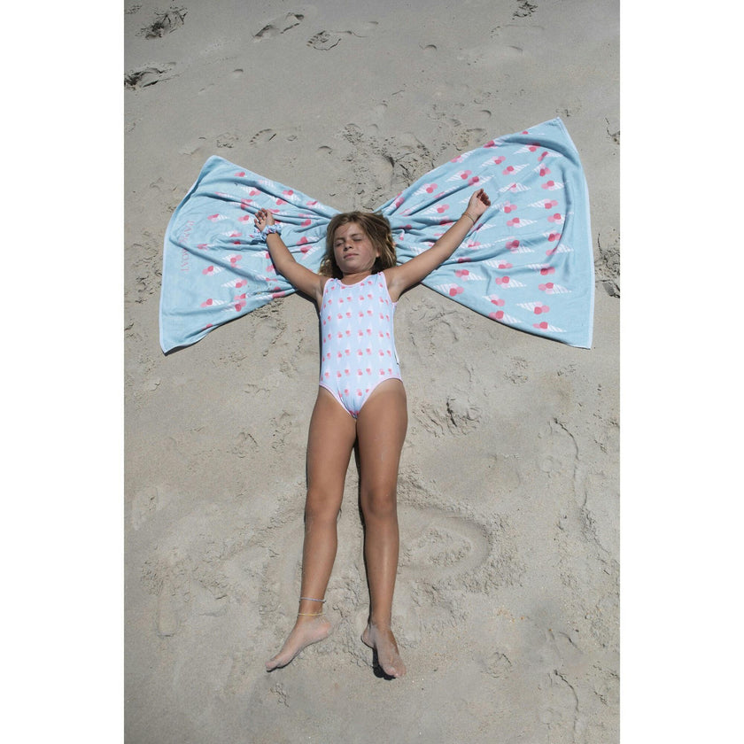 Ice cream dream large beach towel