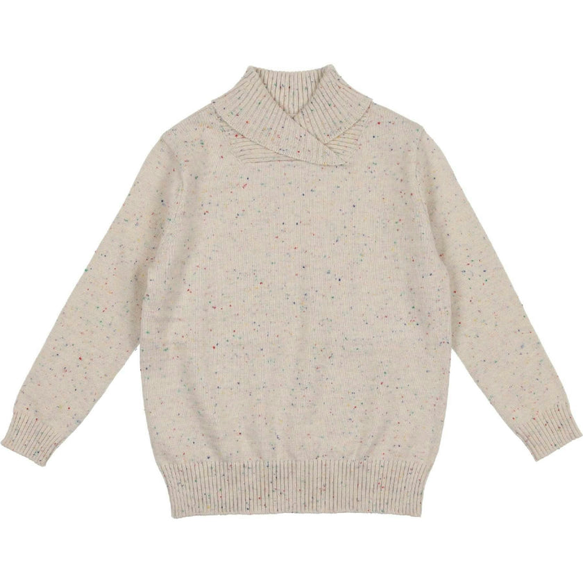 Shawl Collar Relaxed Fit Sweater