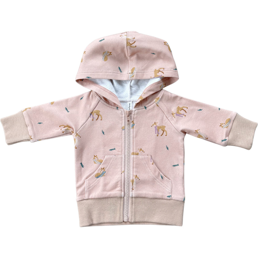 Girl's Hooded Jacket, Fawn