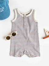 Nile Romper - Voyage Stripe / Sea + Ridge