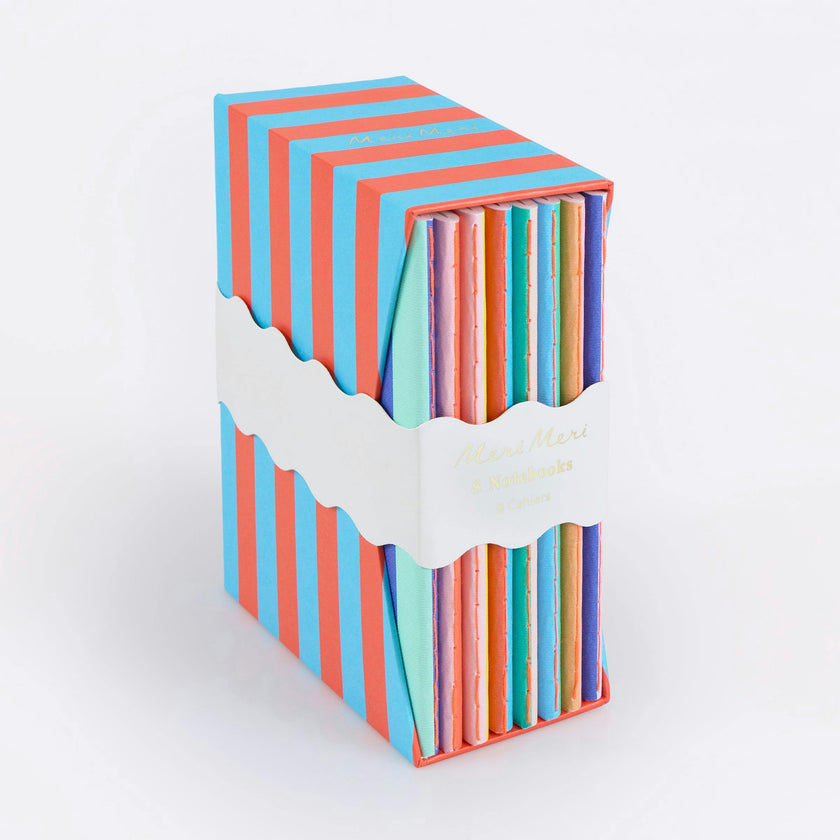 Striped Softcover Boxed Notebooks