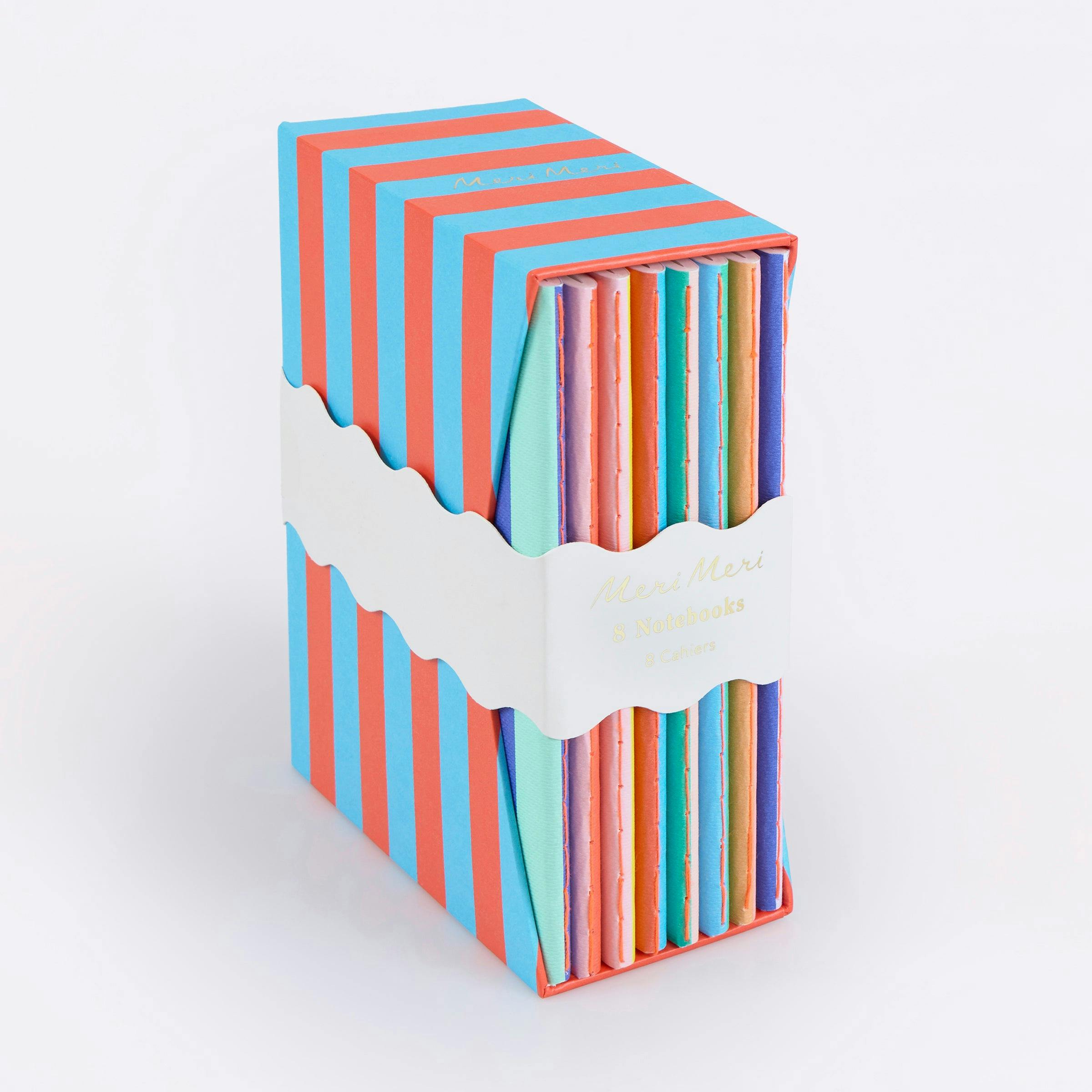 Striped Softcover Boxed Notebooks