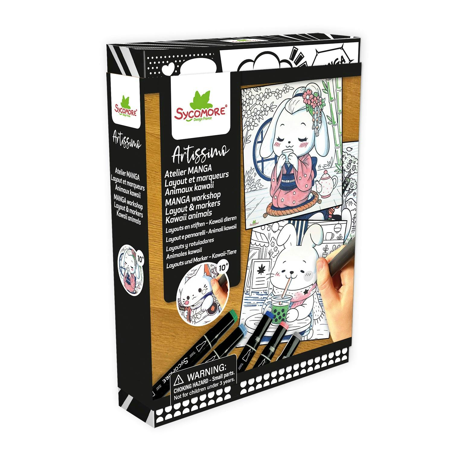 Artissimo - Layout And Markers Kawaii Animals - 10y+