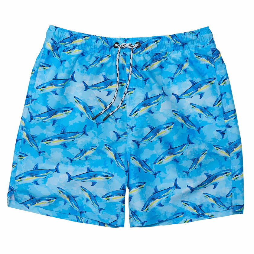 Men's Sustainable Comfort Lined Drawstring Swim Short