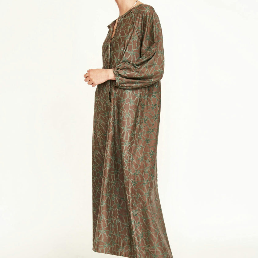Somerset Dress in Molten Kudzu