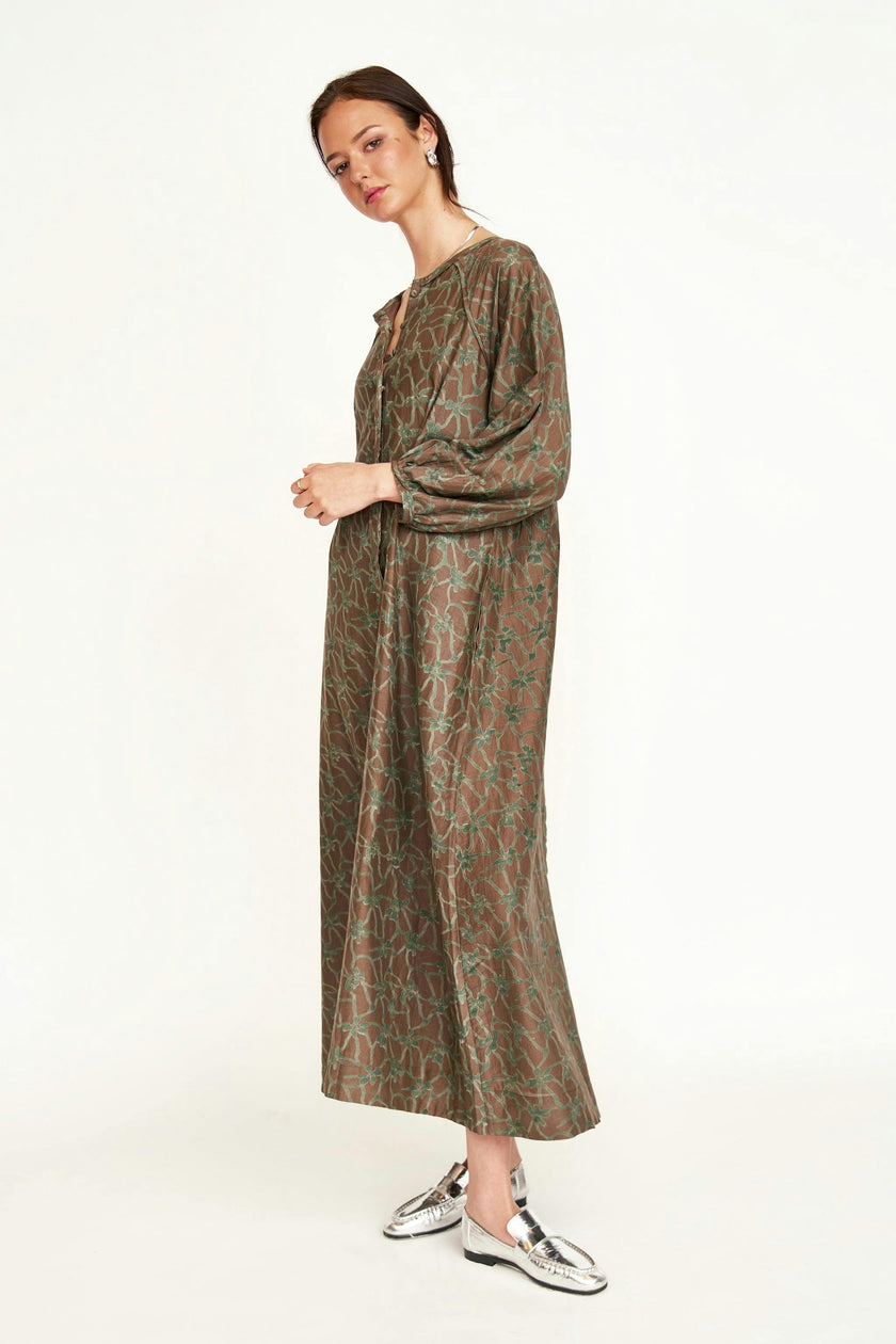 Somerset Dress in Molten Kudzu