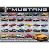 Evolution: Ford Mustang - 1000 pc Puzzle
