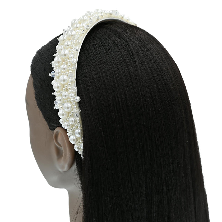 Royal Pearl Crystal Headband