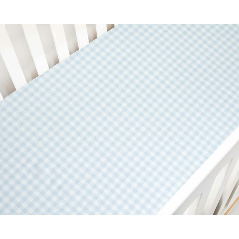 Picnic Gingham Crib Sheet