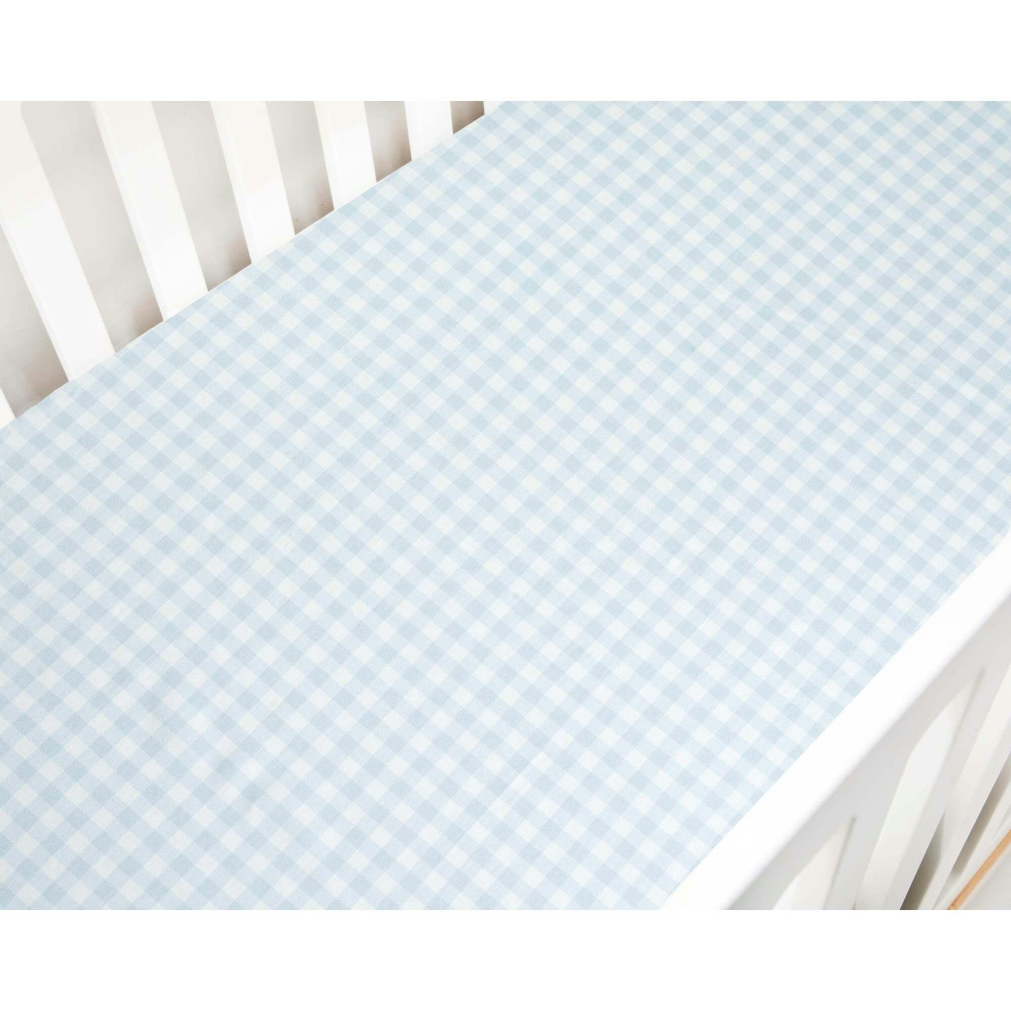 Picnic Gingham Crib Sheet