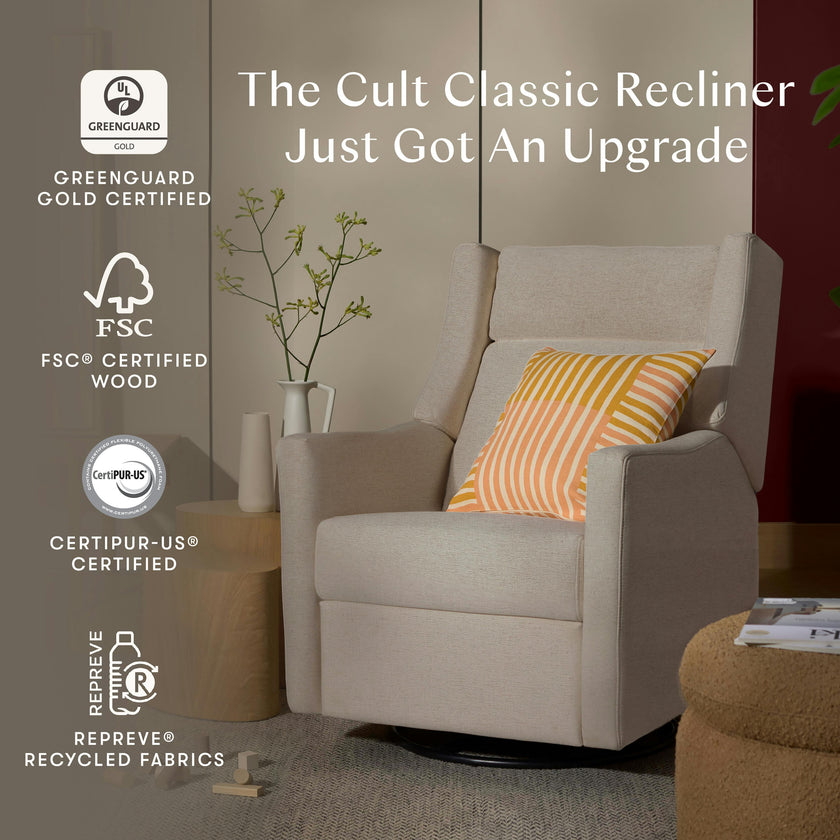 Kiwi Plus Power Recliner and Swivel Glider with Power Adjustable Headrest and USB Port