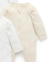 4 Pack Zip Growsuit Vanilla Bear Pack