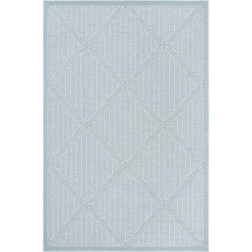 Bermuda Sienna Indoor/Outdoor Rug, Light Blue