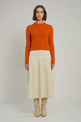 AVA SWEATER | TANGERINE